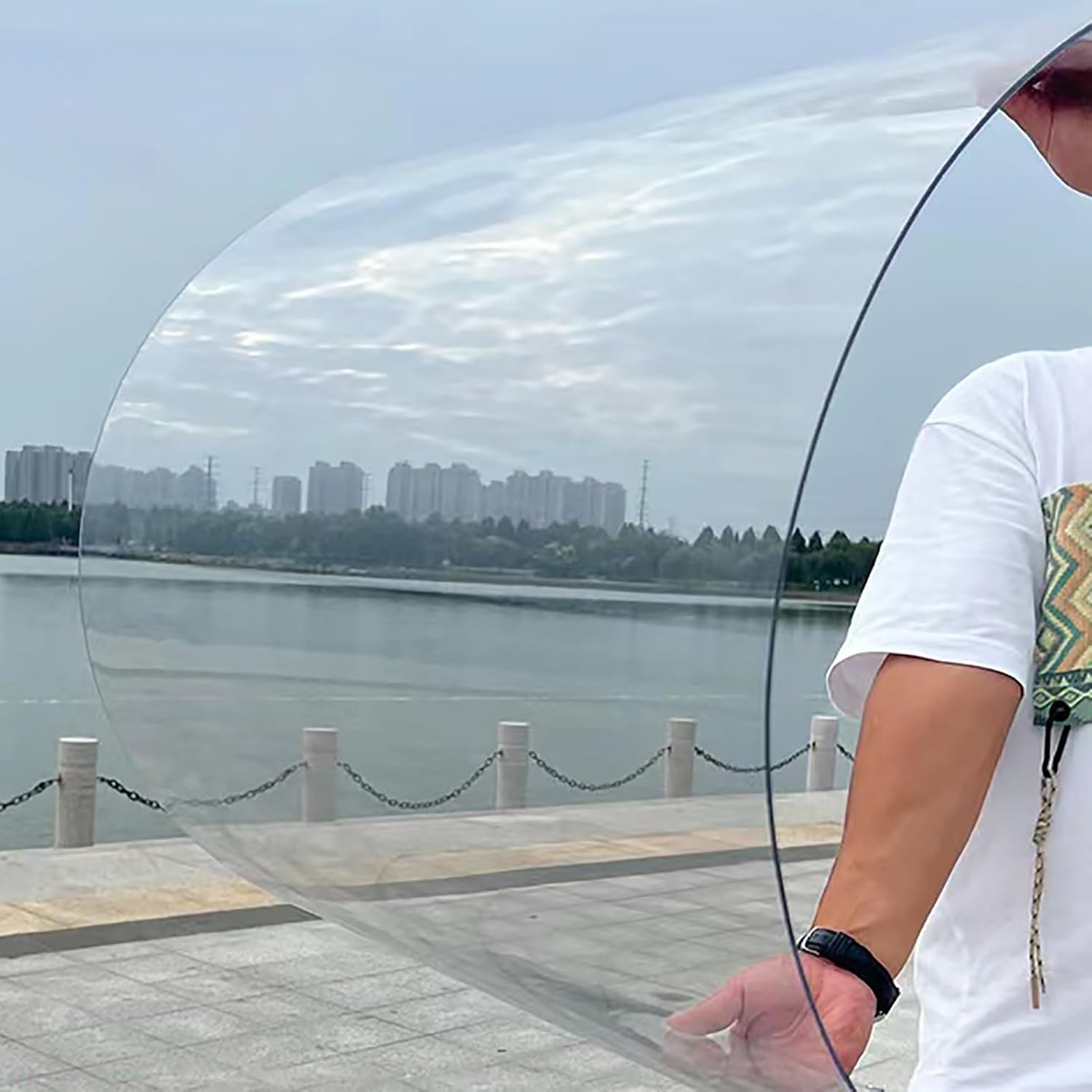 2mm polycarbonate roofing sheet outdoor clear,Clear Greenhouse Panels, Greenhouse Daylighting Panels,Polycarbonate Roofing Sheet, Garden Roof Panels,UV Protection Rainproof Outdoor Awning Covers(4 x 1