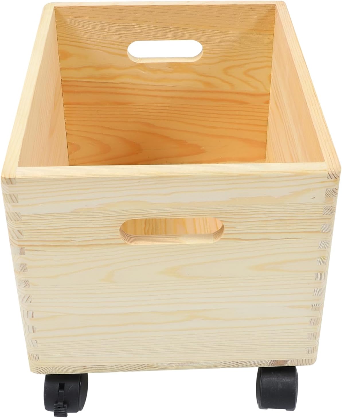 Angoily Practical Wooden Storage Case Large Capacity Outdoor Storage Box Multi-functional Storage Container