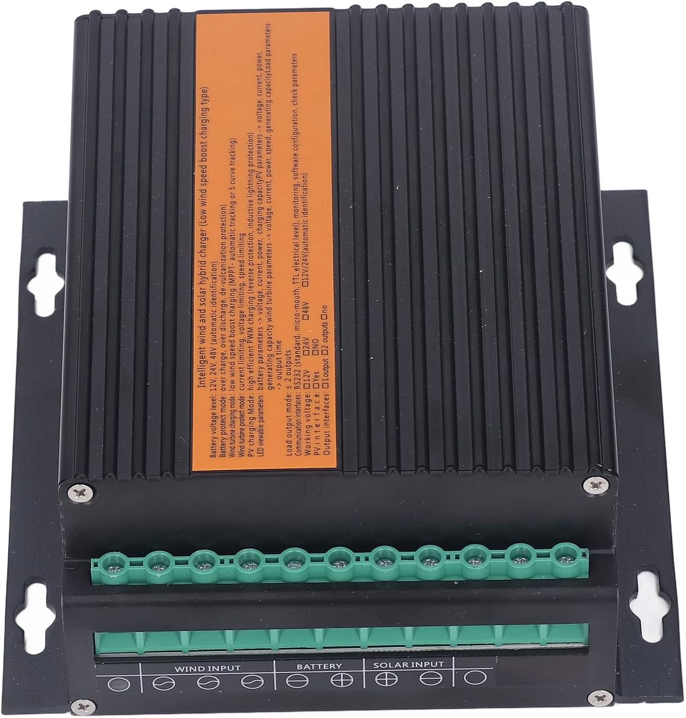 48V Wind Solar Controller MPPT Charges Boost Controller Solar Panel Charges Regulator Photovoltaic 200W