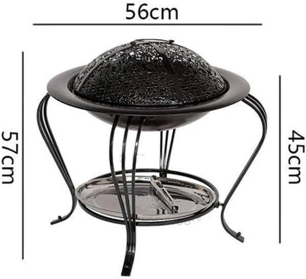 Outdoor Fireplaces Modern Outdoor Heater Iron Fire Pit for Home Campfire Stand Creative Winter Camping Barbecue Wood Charcoal Brazier Fire Pits