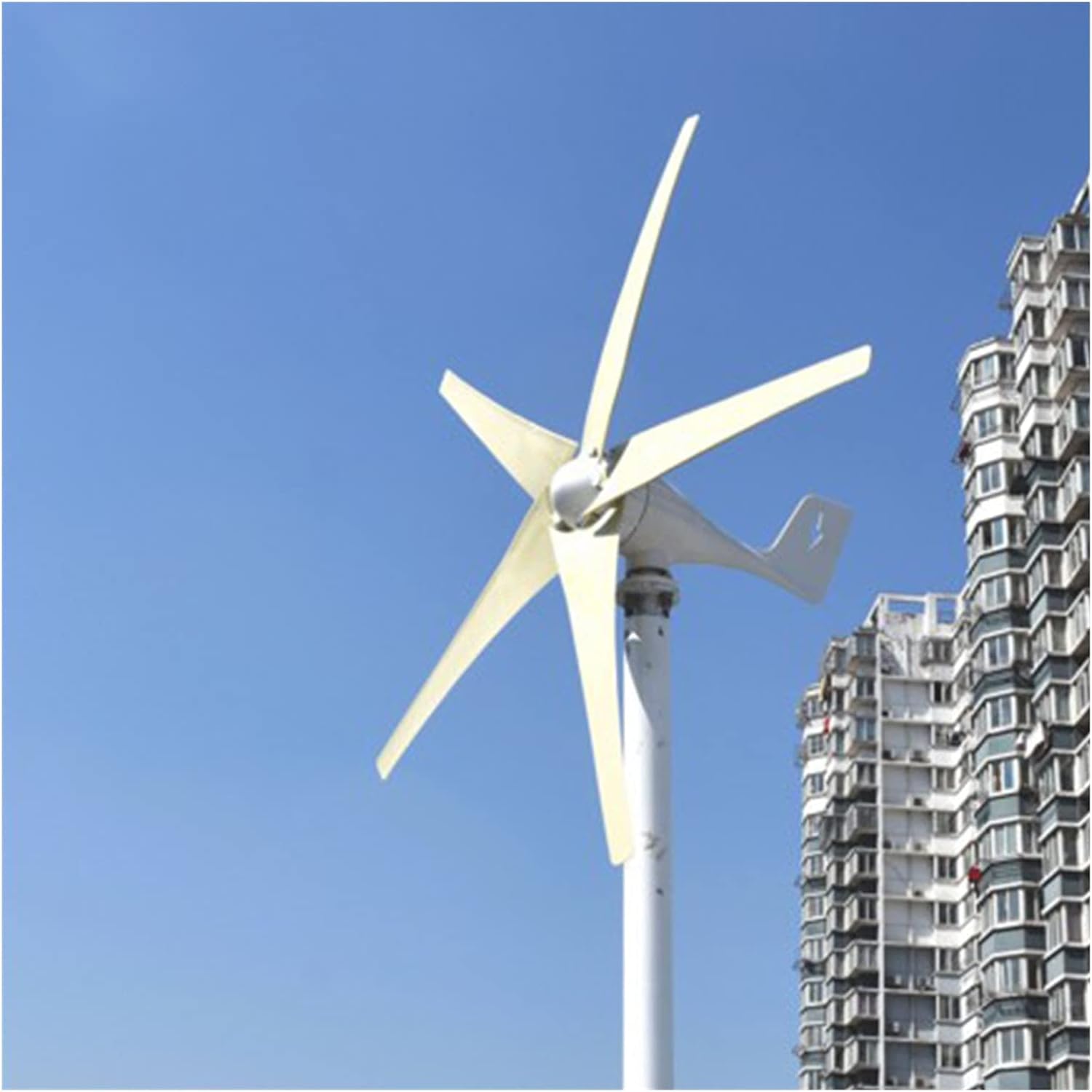 Wind Generator, 3000W 5 Blades Free Energy Windmill 12V 24V 48V Wind Power Small Wind Turbine Generator MPPT Controller For Home Use,for Home, Farm, RVs, Boats(Wind Turbine,48V_5 BLADES)