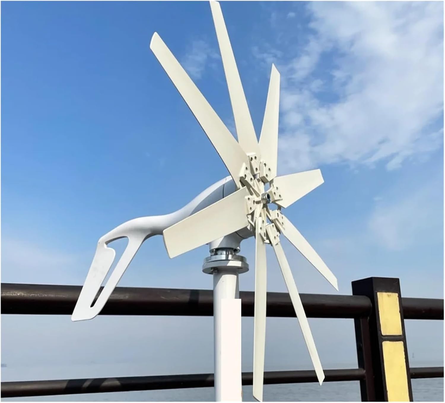 1000W Horizontal Turbine 12V/24V/48V Low Noise Wind Turbine Generator Kit with MPPT Controller for Home Street Lighting Low Starting Speed for Home(MPPT Controller,12V)