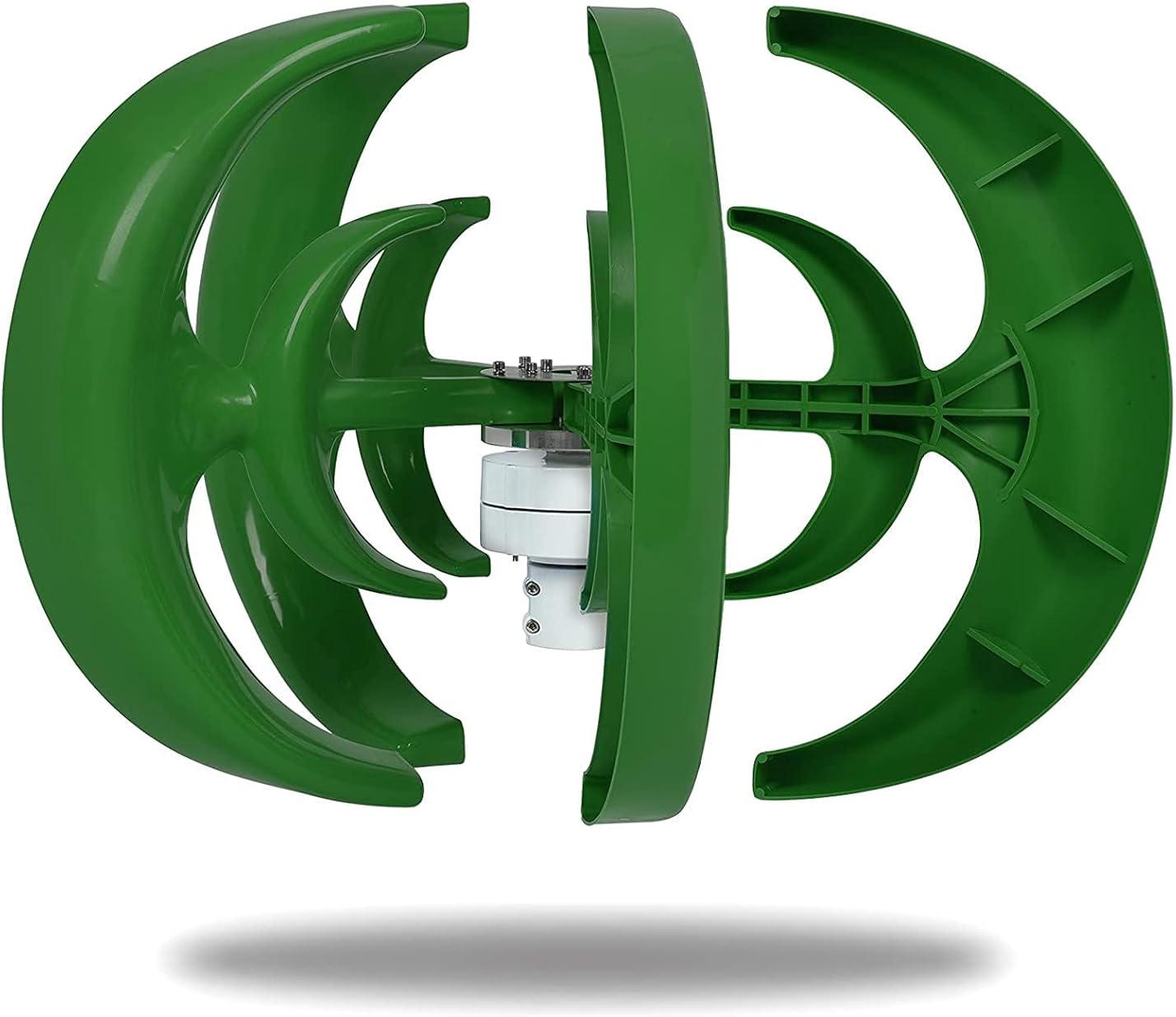 Wind Turbine 9000W 5 Blade Wind Vertical Axis Generator 3 Phase AC Permanent Magnet Generator Wind Generator Kit with Controller