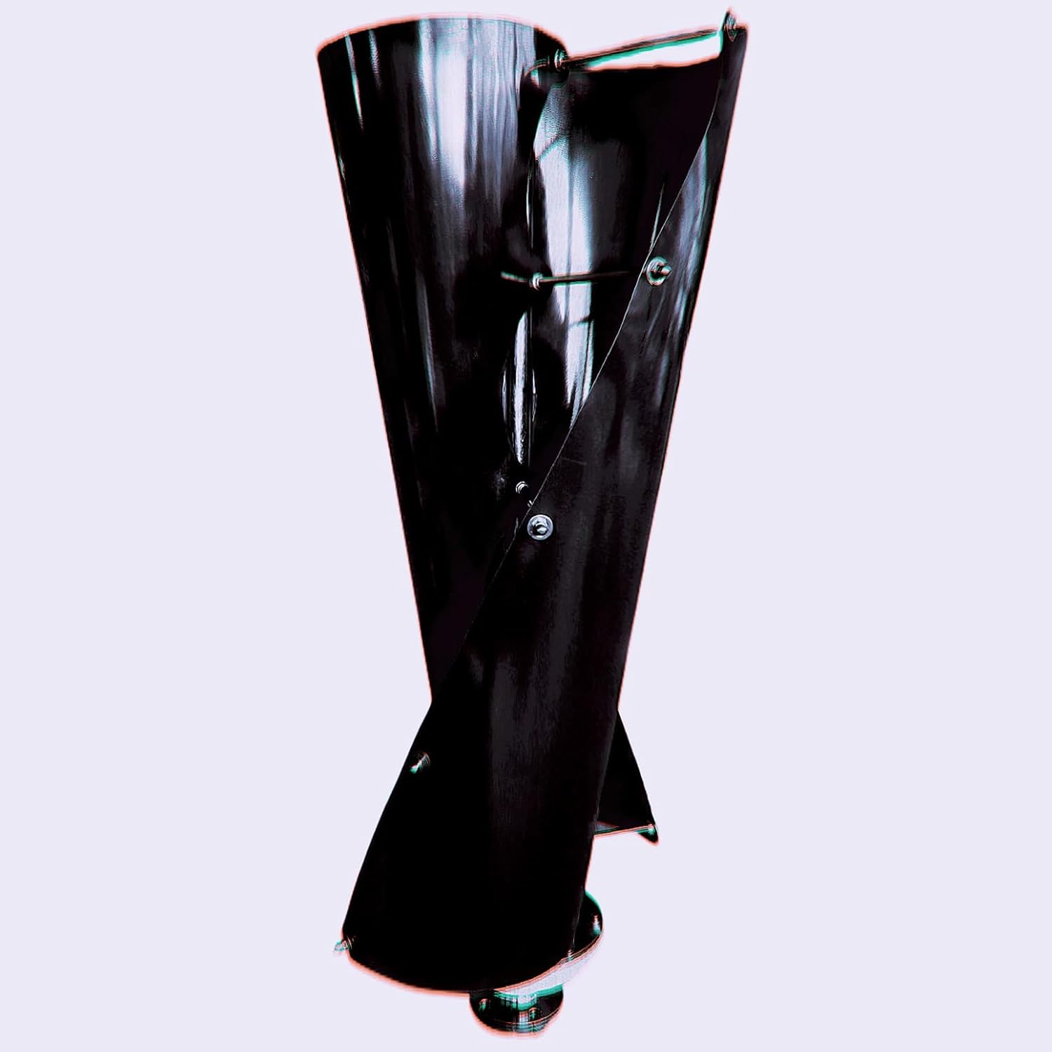 Spiral Wind Power Turbine Generator 400W / 800W / 1000W / 1200W Black Vertical Windmill Power Dynamo Kit 12V / 24V / 48V with Controller and 2 Blades and Maglev Generator,400w,48V