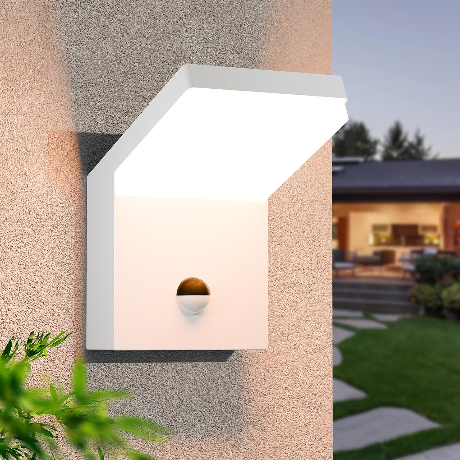 Motion Sensor Outdoor Light Fixtures Wall Mount,Exterior Wall Sconce, Porch Light, Garage Lights, Waterproof Motion Lights for Outside,Garden, Front Door