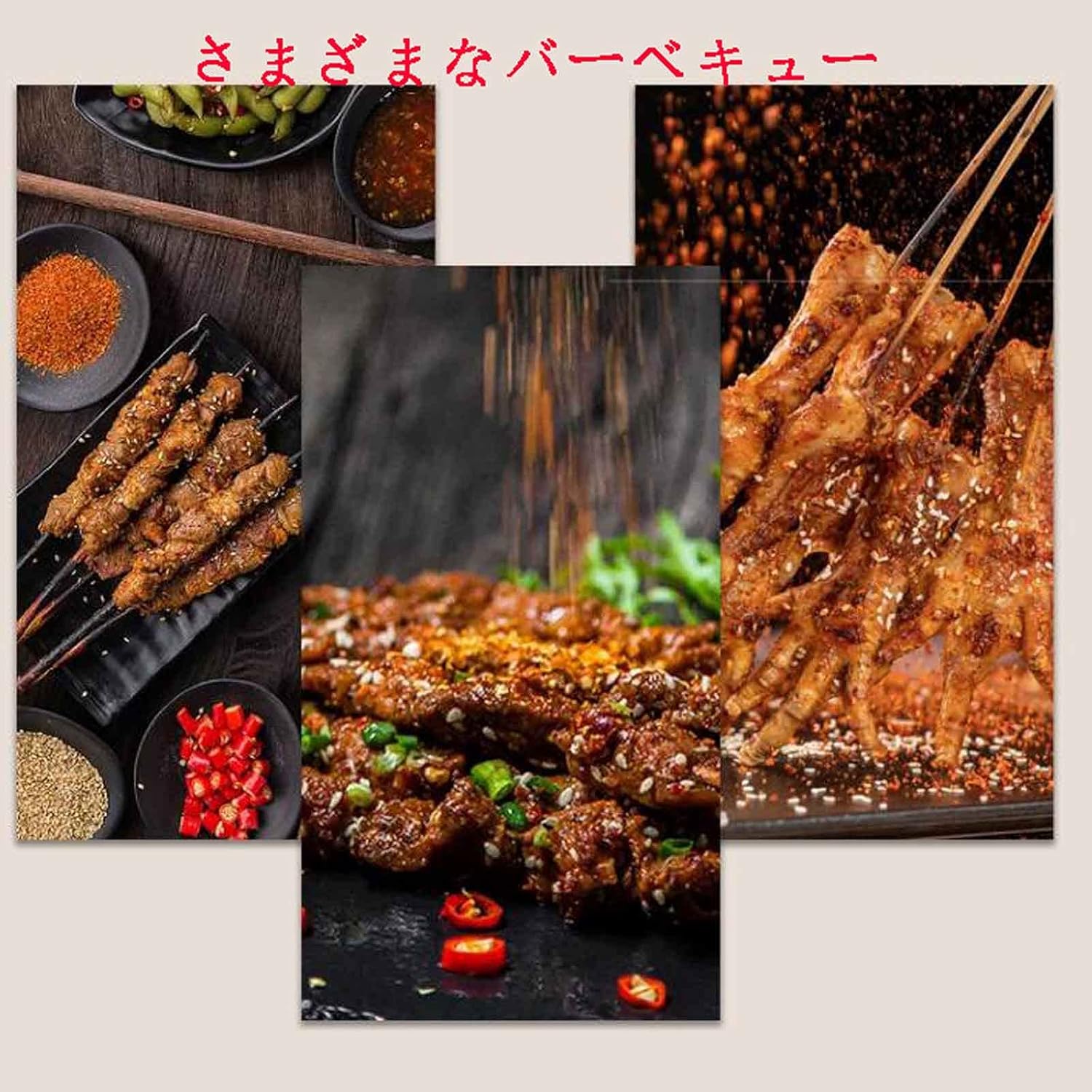 Fire Pits Outdoor Wood Burning Fire Pit Tables, Large Bonfire Wood Burning Patio, Heat-Resistant, Magnesium Oxide Tabletop with Rich Accessories with Cover BBQ Cooking for Outside Camping