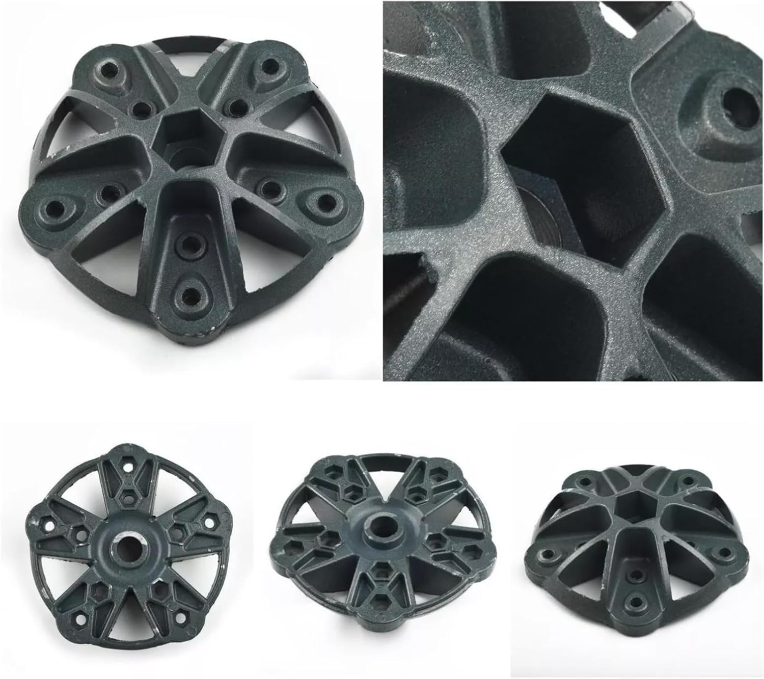 5 Blade DIY Wind Turbine Hub and Cover with Screw and Nut Kit, 135mm Diameter Windmill Accessories Wind Turbine Generator Kit for Horizontal Wind Turbine Fittings