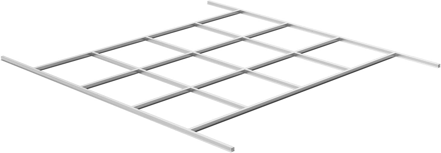 Stainless Steel Durable and Weather-Resistant Frame Floor for 10x12 FT Large Storage Sheds, for Outdoor Metal Shed