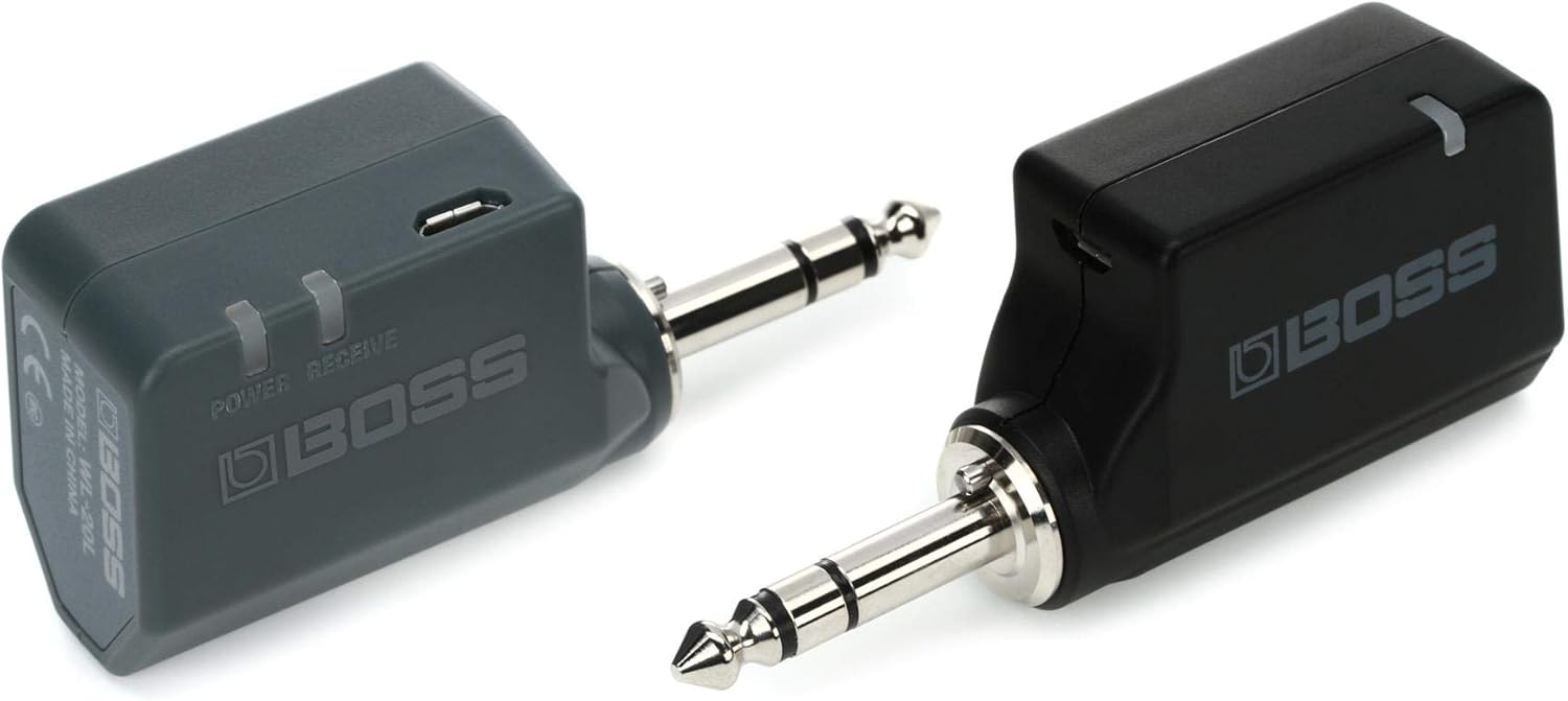 BOSS WL-20L Wireless Guitar System Transmitter and Receiver for Acoustic or Electric Guitar and Electronic Instruments (WL-20L)