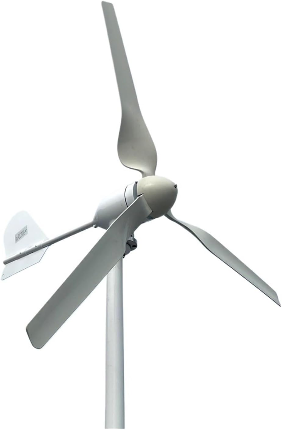 10KW 3 Blades Horizontal Wind Turbine Generator 12v 24v 48v with Mppt/Hybrid Charge Controller Windmills for Farm Home Industrial Energy(Hybrid Control,48V)