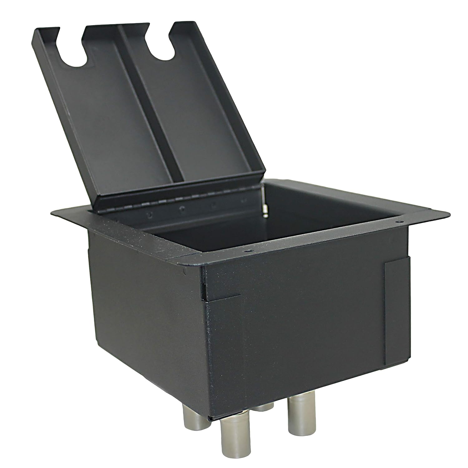 Recessed Floor Stage Box with 4 XLR Female to Male Passthrough Jacks