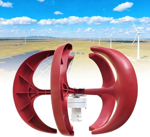Vertical Wind Turbine Generator, 5-Blade Lantern Design, 48V for Monitoring Equipment, Ships & Offshore Platforms, Eco-Friendly Energy Solution