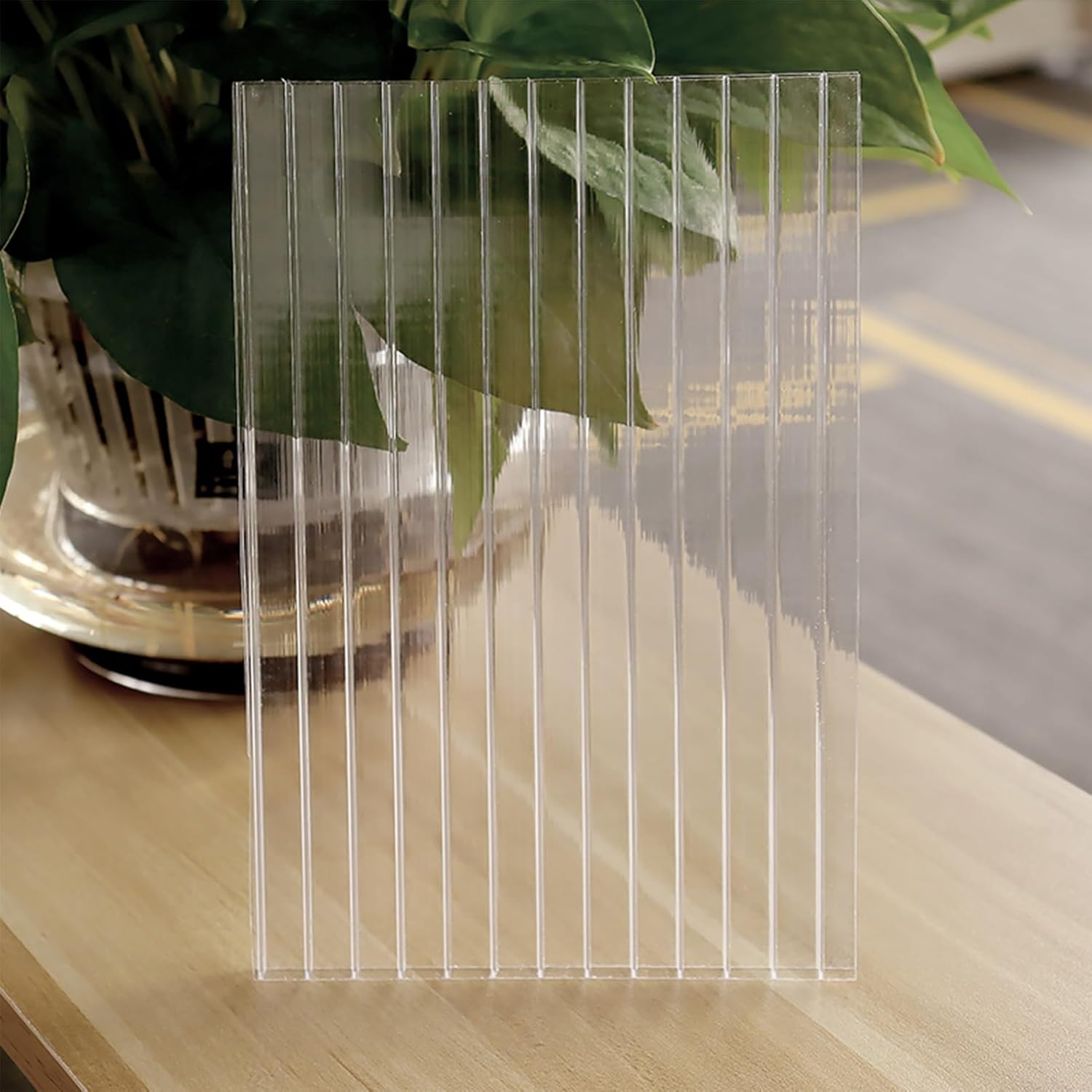 6mm Thick Polycarbonate Roofing Sheet Outdoor Clear, 2pcs Polycarbonate Greenhouse Panels, Clear Roof Panels, for All Weather Outdoor Garden and Greenhouse Covering(White)