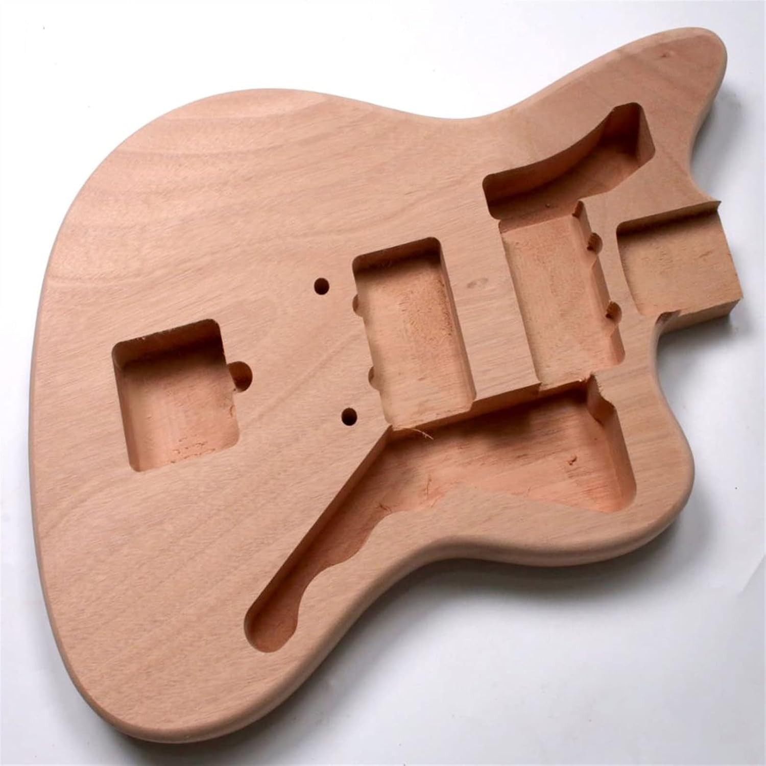 TSTS Mahogany Unfinish Bass Electric Guitar Body for DIY Guitar Accessory Guitar DIY Accessory