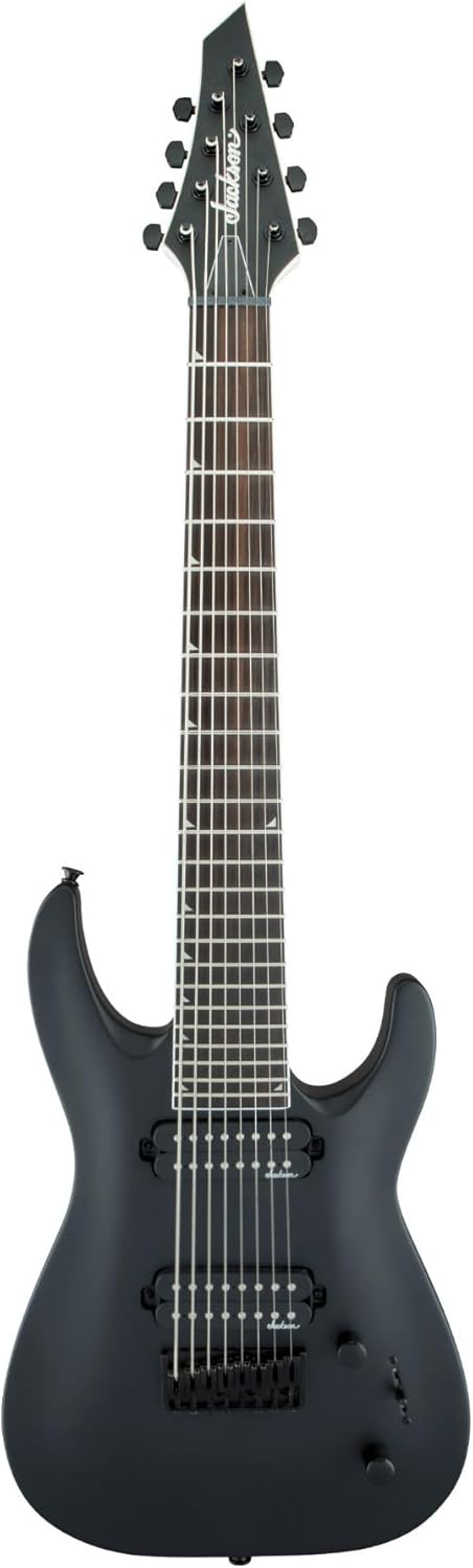 Jackson JS Series Dinky JS32-8 - Satin Black with Amaranth Fingerboard