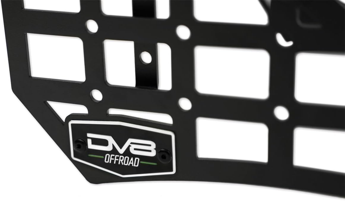 Center Console Molle Panels & Device Mount for 2016-2023 Toyota Tacoma 3rd Gen | Mount for Cell Phone, GPS, Radio, & Other Accessories | Automatic & Manual Transmissions | DV8 Offroad