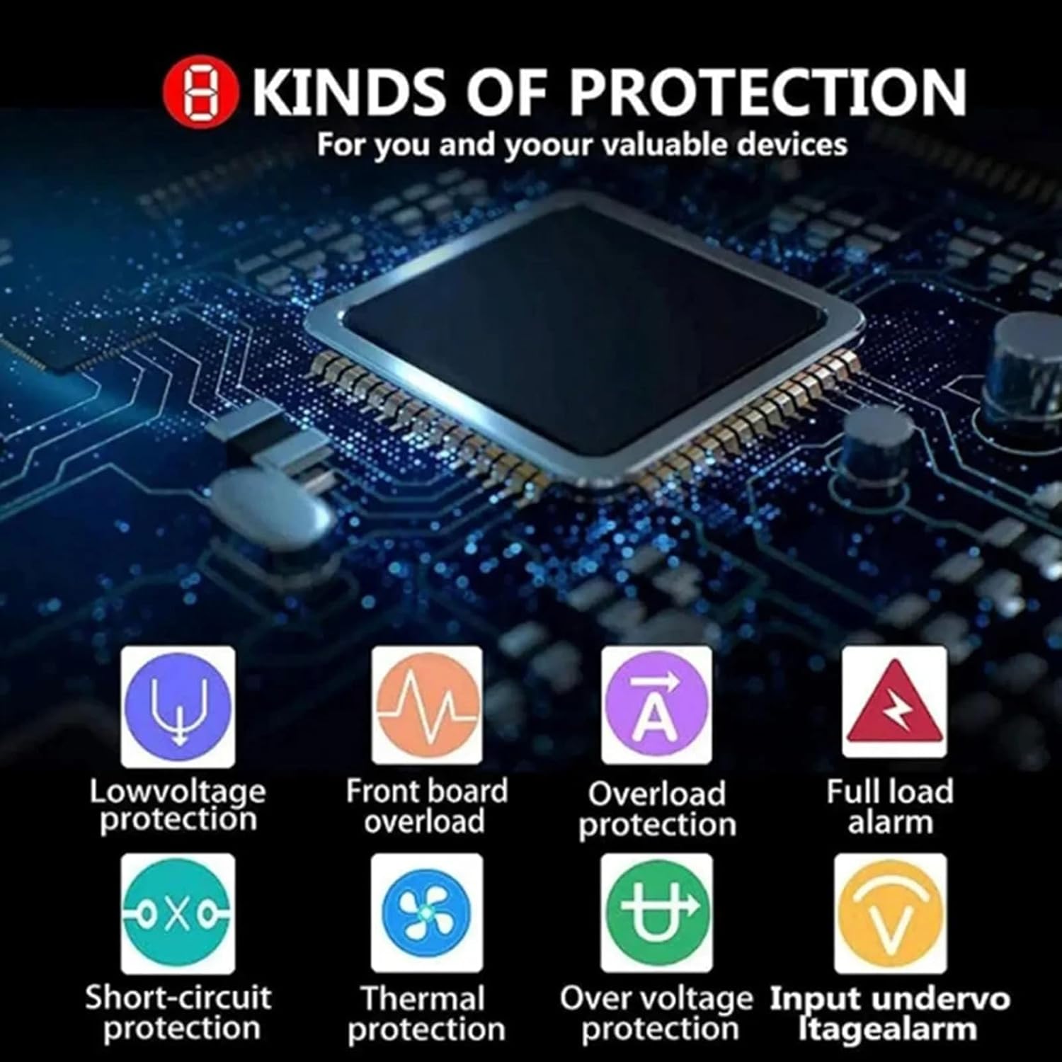 Power Inverters, ABS Sine Waving Solar Inverters 12V Input High Efficiency Sine Waving Power Inverters ABS for Outdoor & Professional Use