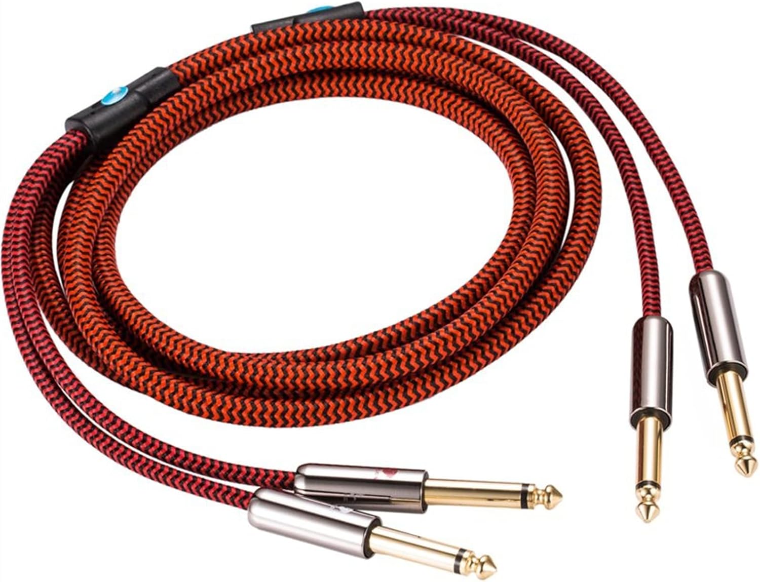 Cable 1/4 Inch Output Dual 6.35mm for Amplifier Sound Mixer Electronic Organ Guitar Cable Guitar Interface Audio Cable (Color : 3meter)