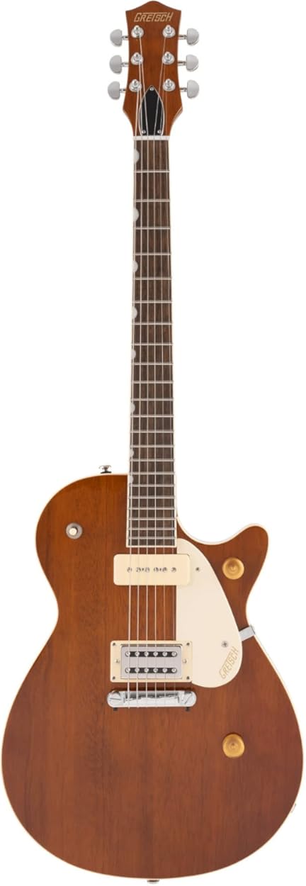 Gretsch G2215-P90 Streamliner Junior Jet Club 6-String Electric Guitar with Laurel Fingerboard and Three-Way Pickup Switching (Right-Handed, Single Barrel Stain)