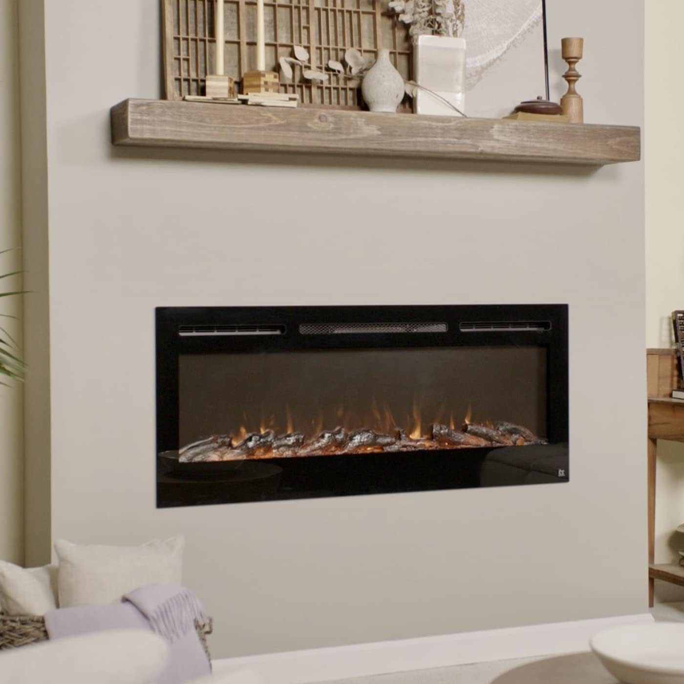 Touchstone Smart Electric Fireplace-The Sideline 50