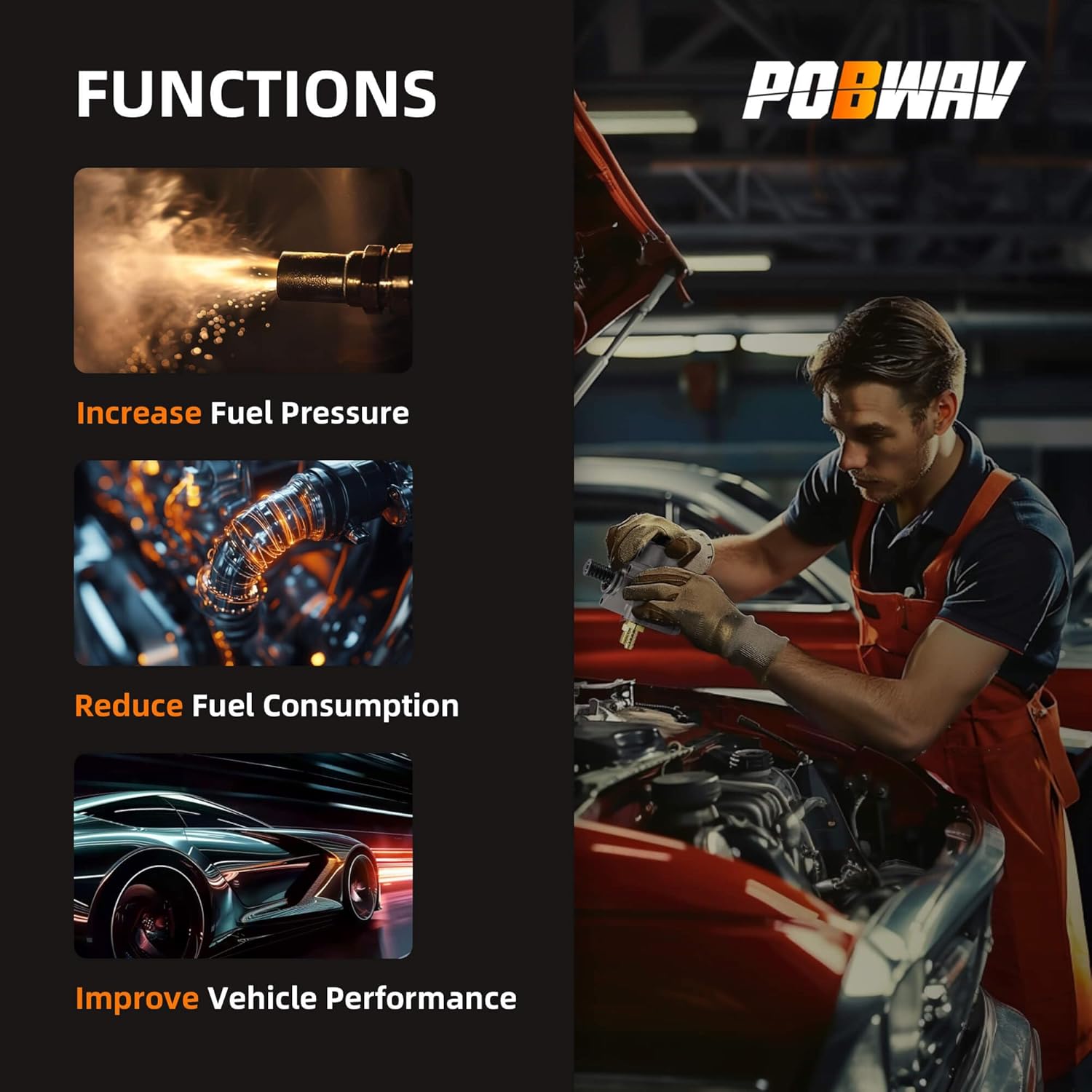 12641847 EP1028 High Pressure Fuel Pump with Gasket and Bolts Compatible with Chevrolet Equinox, Malibu, Captiva Sport, Impala, Buick LaCrosse,Regal, GMC Terrain and other 2.4L 2009 to 2017