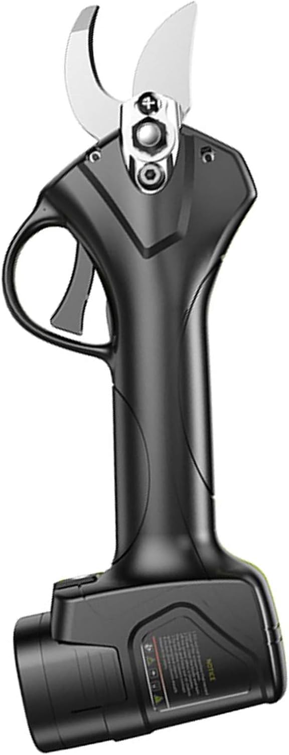 Feelme Electric Pruning Shears Cordless Waterproof Electric Scissors Gardening Shears Lithium Battery-Powered Tree Branch Pruning Shears 28-35mm Cutting Diameter 6-8h Working Time Long Battery Life