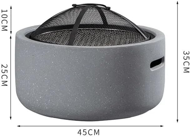 Outdoor Fireplaces Outdoor Fire Pits Household BBQ Grill Courtyard Garden Charcoal Stove Bonfire Brazier Heating Furniture Fire Pits