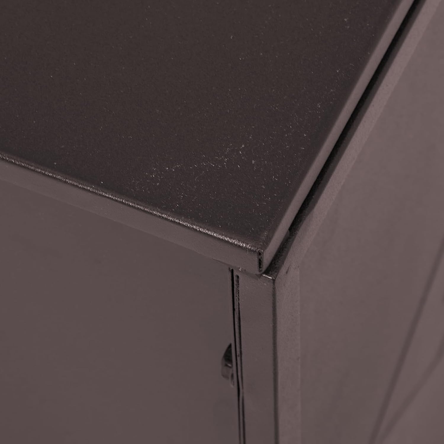 Propane Tank Cover Table, 16-inch Hideaway Table for Gas Fire Pits for 20 lbs Propane Tank Outdoor Gas Tank Storage Side Table for Gas Fire Pit Gas Grill Griddle Propane Stoves (Brown)