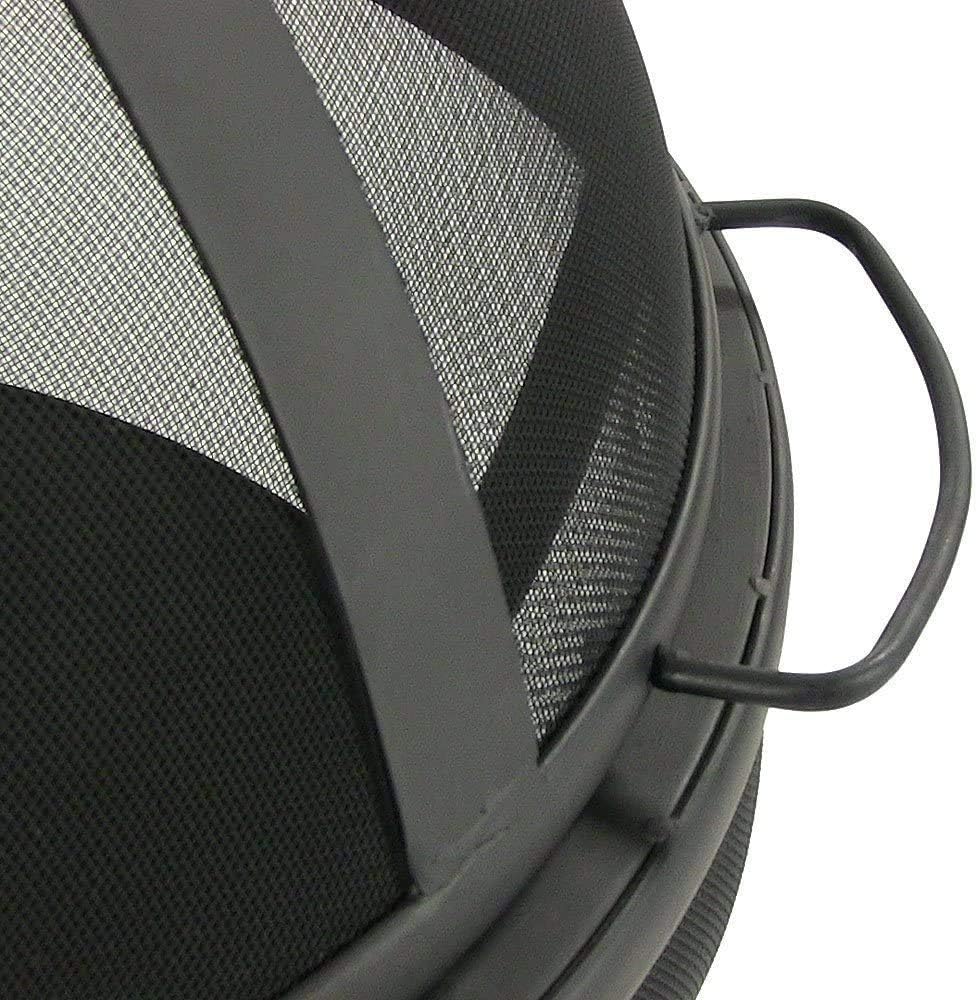 Garden Fire Pit Grill Bowl Grill Barbecue Rack Fire Pit, Multifunctional Fire Pit Outdoor 30 Inch Round Wood Burning Backyard and Patio Firepi for Camping Picnic Garden,Outdoor Fire Pits