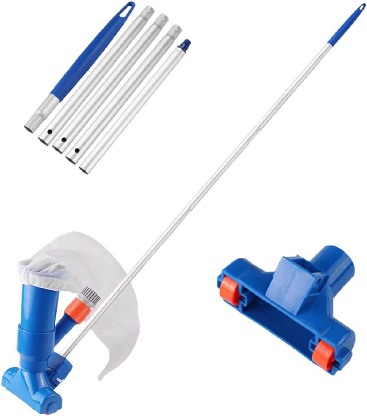 Swimming Pool Vacuum Cleaner Portable Pool Cleaner Set Detachable Portable Pool Maintenance Kit for Cleaning Swimming Spas Pool Mini Jet Vacuum Cleaner