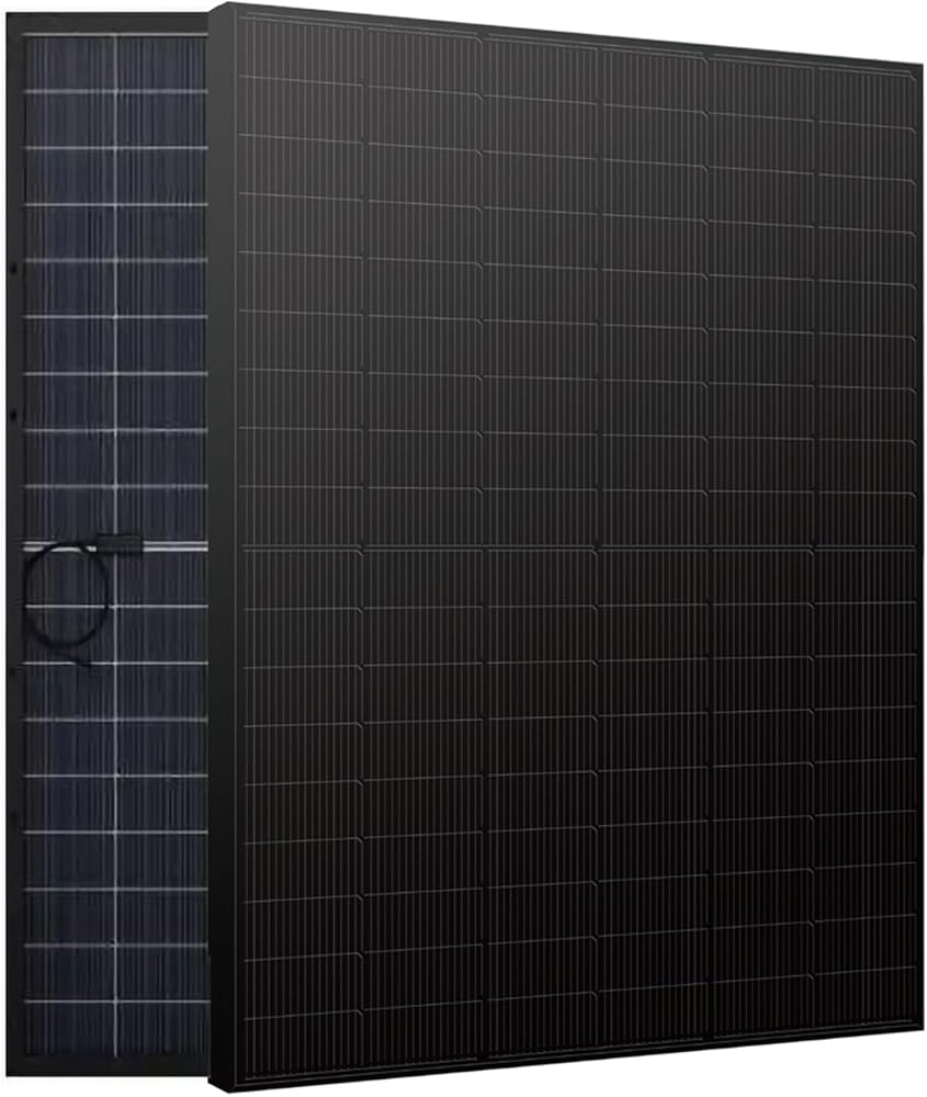 2PCS 445 Watt Total 890W Solar Panels 12/24Volt Bifacial Solar Panel kit High Efficiency for RooftopPortable Power Station Farm Yacht and Other OffGrid Applications