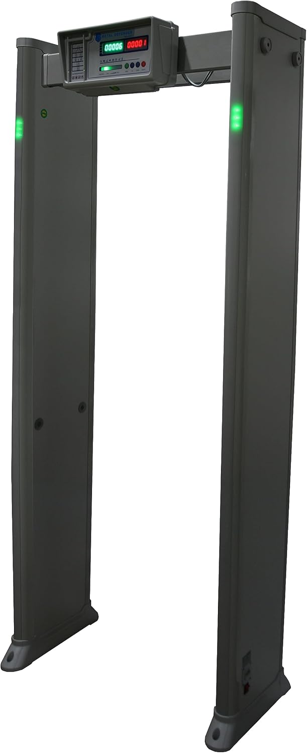 Metal Defender Water Resistant Walk Through Metal Detector MD-6T