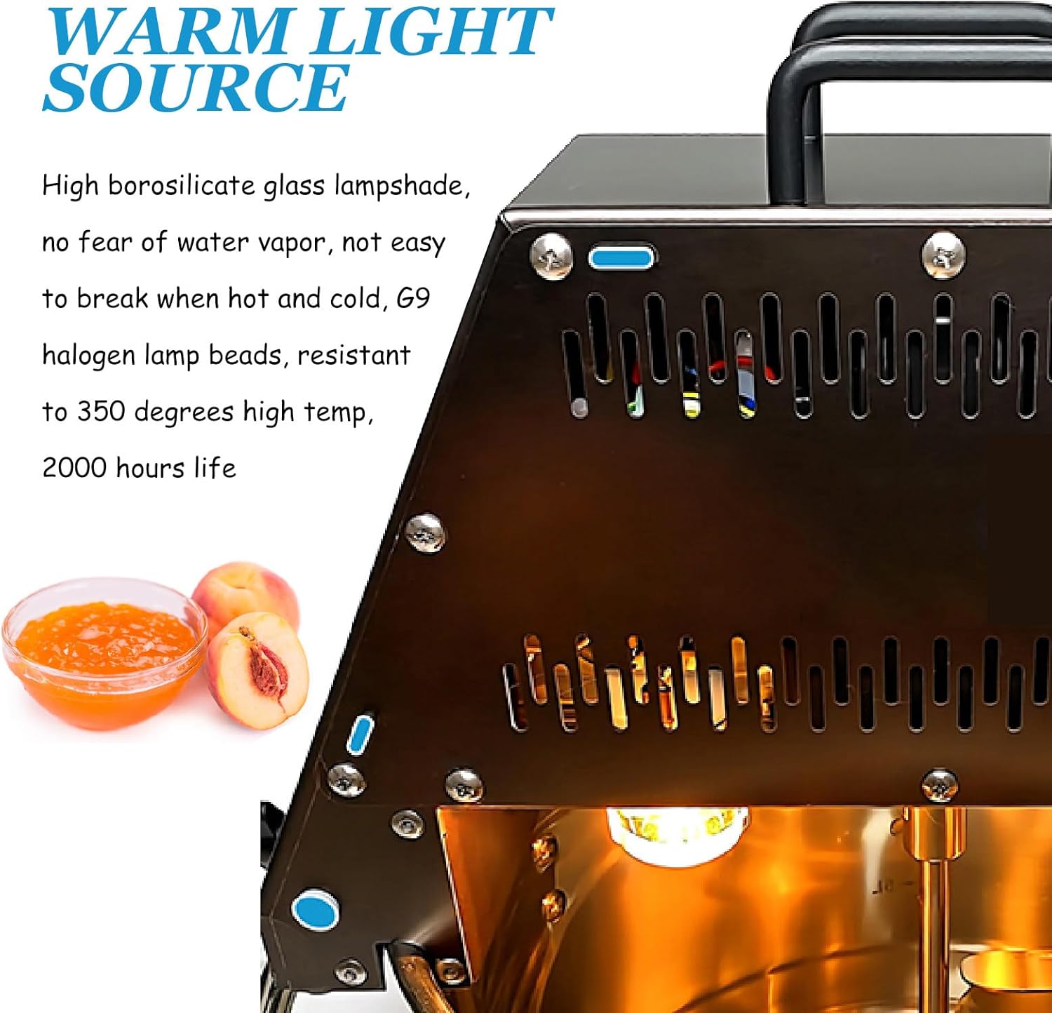 60W Electric Fruit Press Strainer Machine, Commercial Electric Food Stirrer Pot, Stainless Steel Automatic Mixer Machine with Double Stirring Paddle,110V