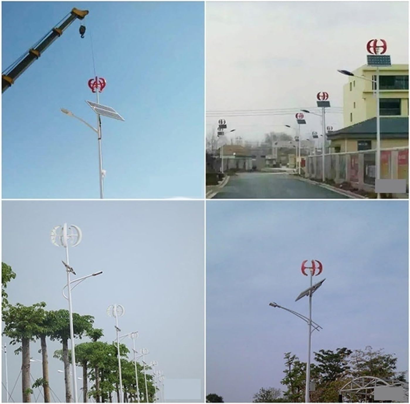 Wind Generator, 500W Wind s Generator 5 Blades DC12V 24V Vertical Axis Electromagnetic Electricity,for Home, Farm, RVs, Boats(24V,500W)