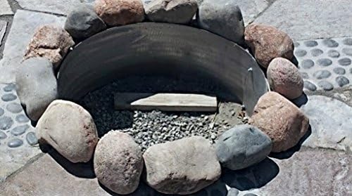 Round Stainless Steel Fire Pit Liner Campfire Ring - 60 Dia. x 12 Deep