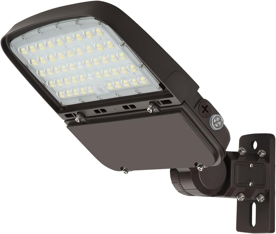 kadision LED Parking Lot Light with Dusk-to-Dawn Photocell, 150W/100W/75W Adjustable 22500lm (150lm/W) 5000K 100-277V, Slip Fitter & Arm Mount in 1 Fixture, ETL Listed