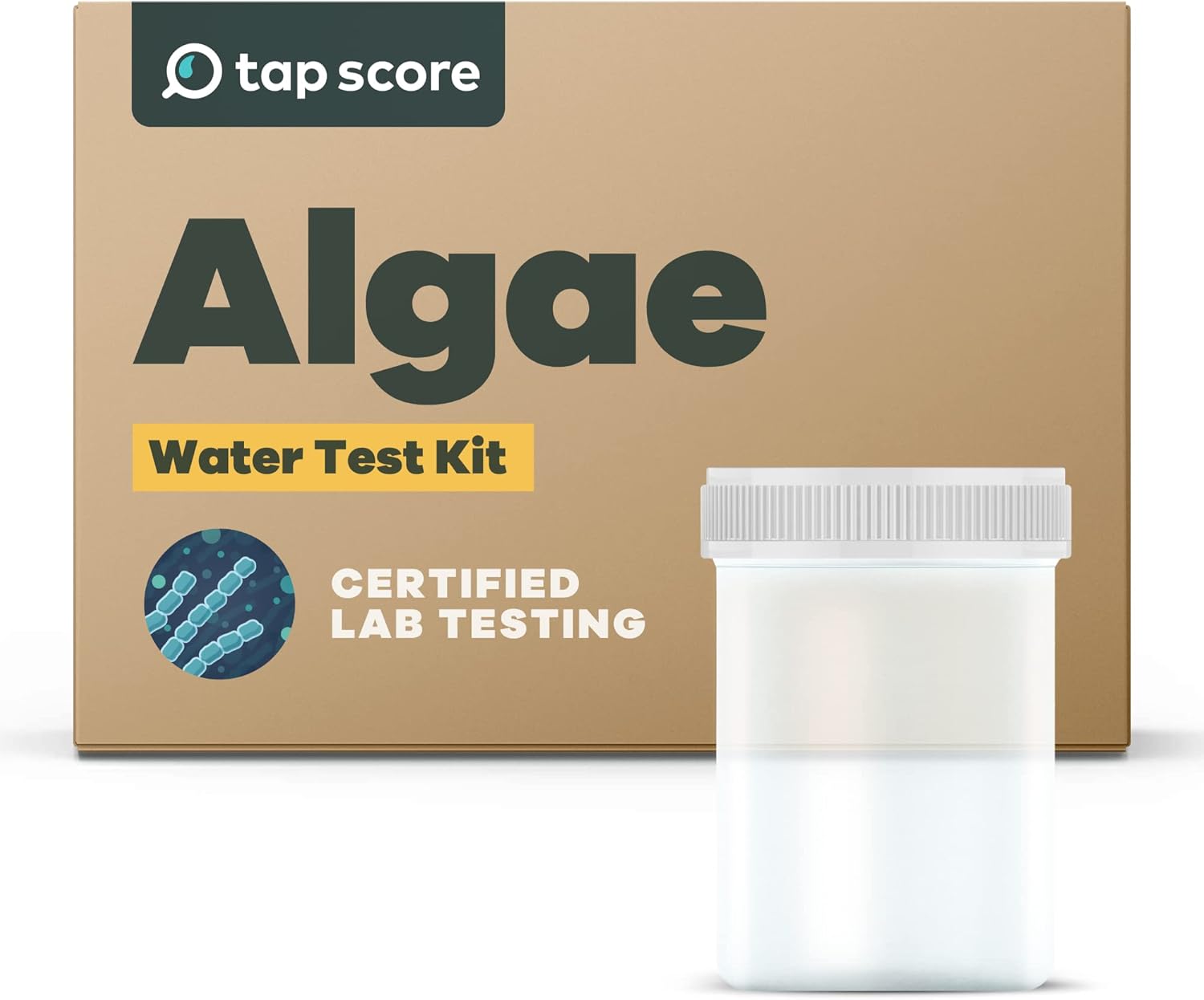 Tap Score Algae in Water Test Kit | Full Report | EPA Certified Water Labs | #1 Best Home Water Test 2021-24 NYT Wirecutter | 100% Unbiased