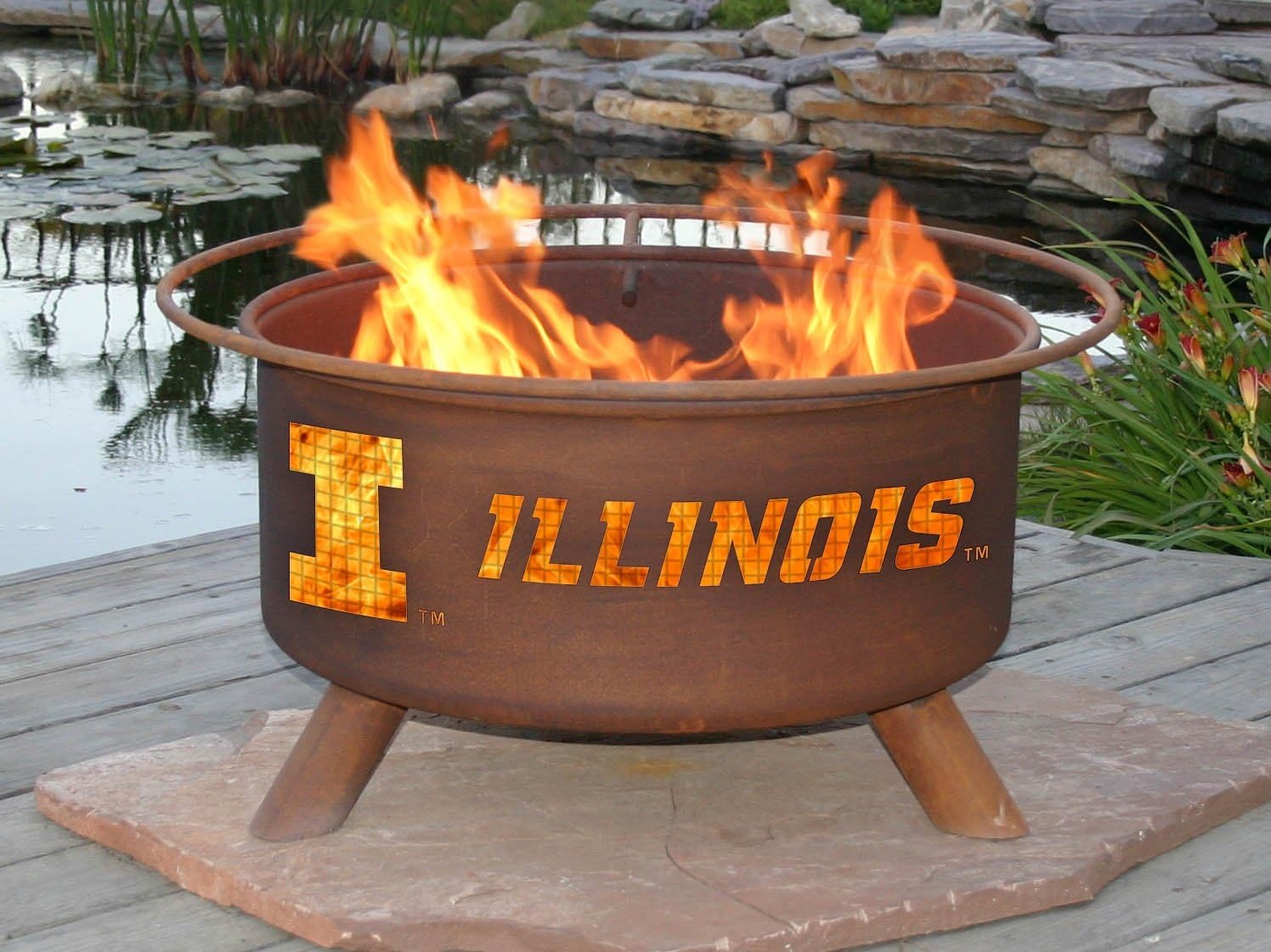 Patina Products F220 30 Inch University of Illinois Fire Pit