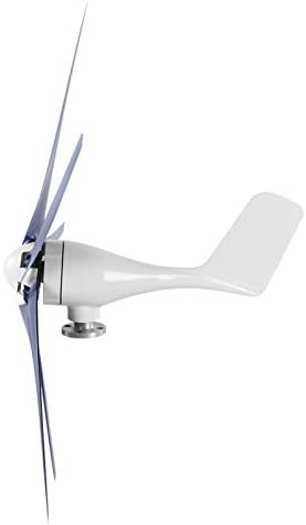 Hilitand 800W Windmill Generator Set, 5 Blade Small Wind Turbines Kit Industrial Energy Equipment (Blue 24V)