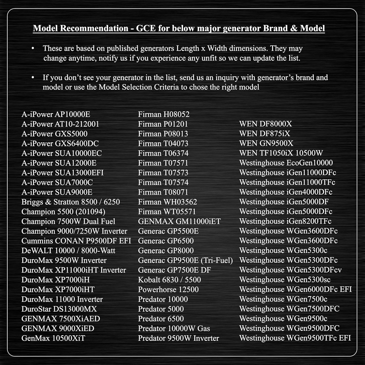 Generator Shed - Combining Generator Covers While Running & Generator Covers for Outside Storage into one. A Compact Generator Running Cover & Enclosure Built On Steel Frame (GCE)