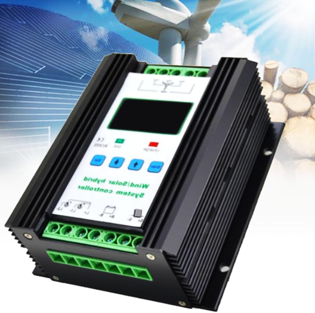48V,HYZHANHONG 220V 12000W Wind and Solar Hybrid Charge Controller,12V24V48V Automatic Controller with Dump Load LCD Display Suitable for Household Wind Turbines