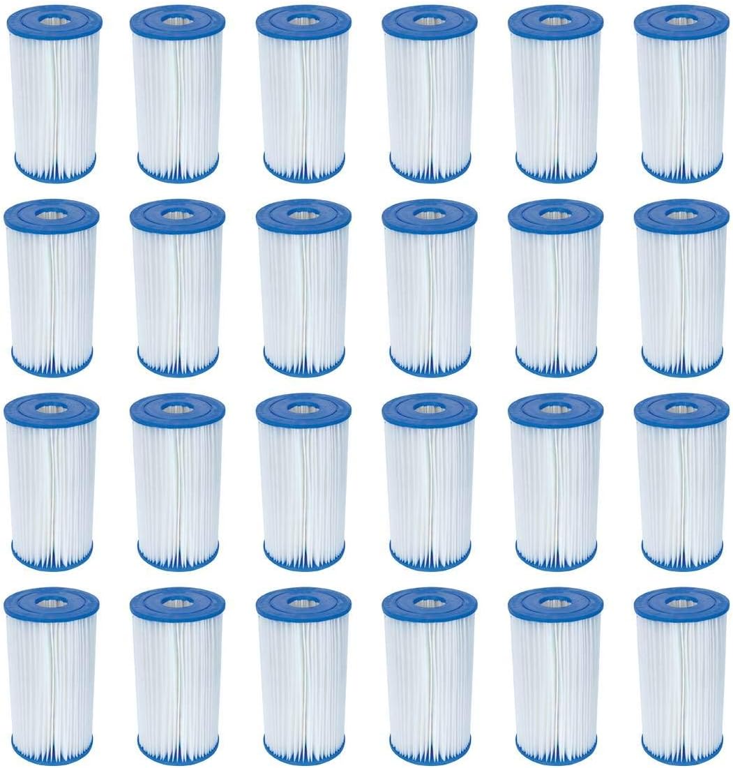 Bestway Pool Filter Pump Replacement Cartridge Type IV/B (24-Pack) | 58095