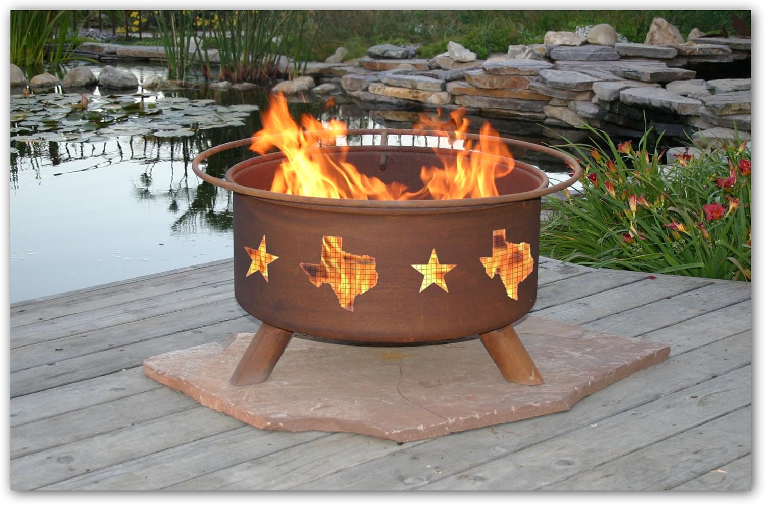 Patina Products F115, 30 Inch Lone Star Fire Pit