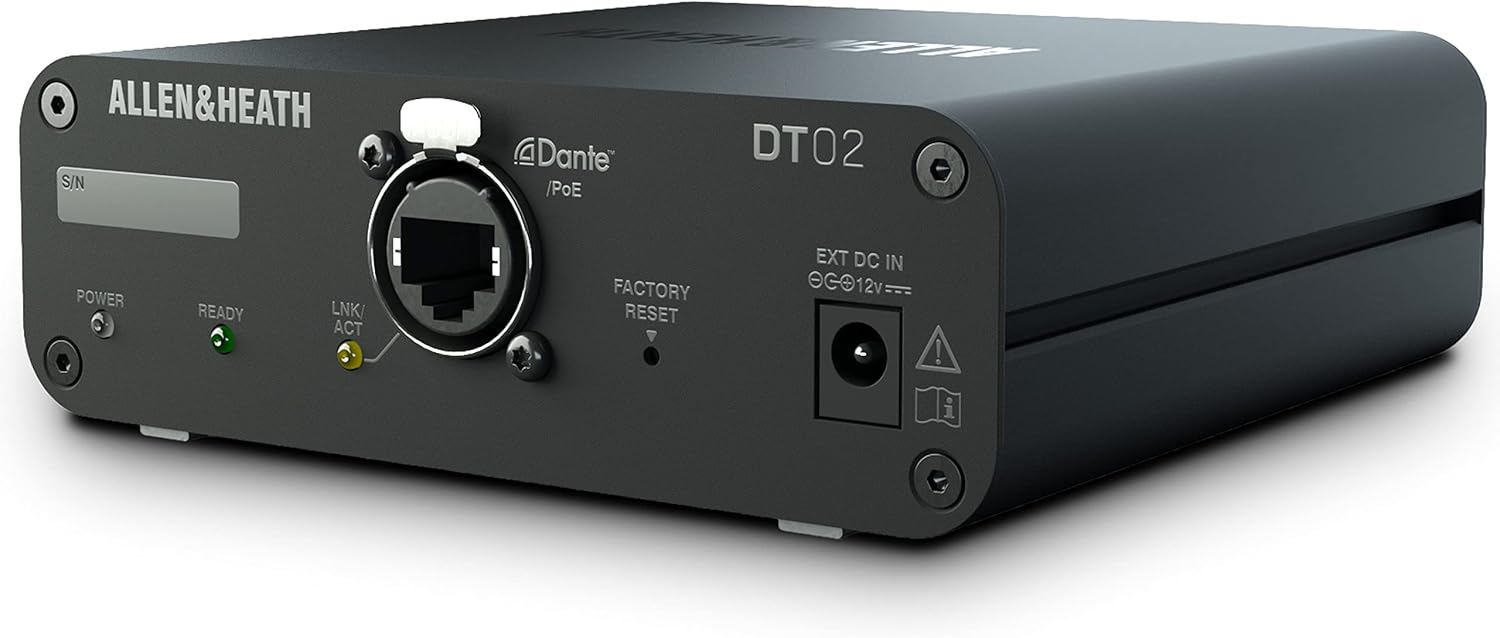 Allen & Heath AH-DT-02-X Dante Output Interface, 2 Out
