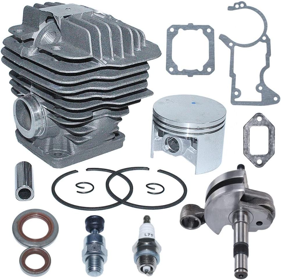 Replacement Spare Part for Chainsaw Bore 52mm Cylinder Piston Kit for Stjhl MS440 044 Chainsaw Decompression