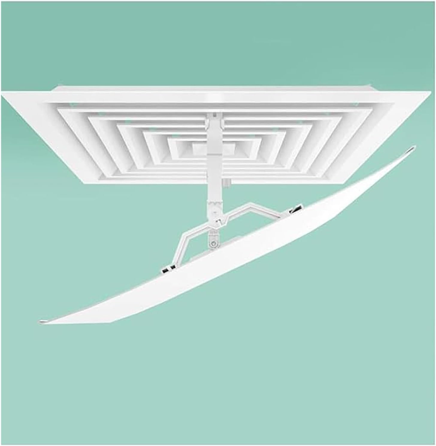 Ceiling Air Conditioner Deflector, Air Conditioner Vent Deflector with Waterproof Cotton Air Outlet Deflector for Home Office