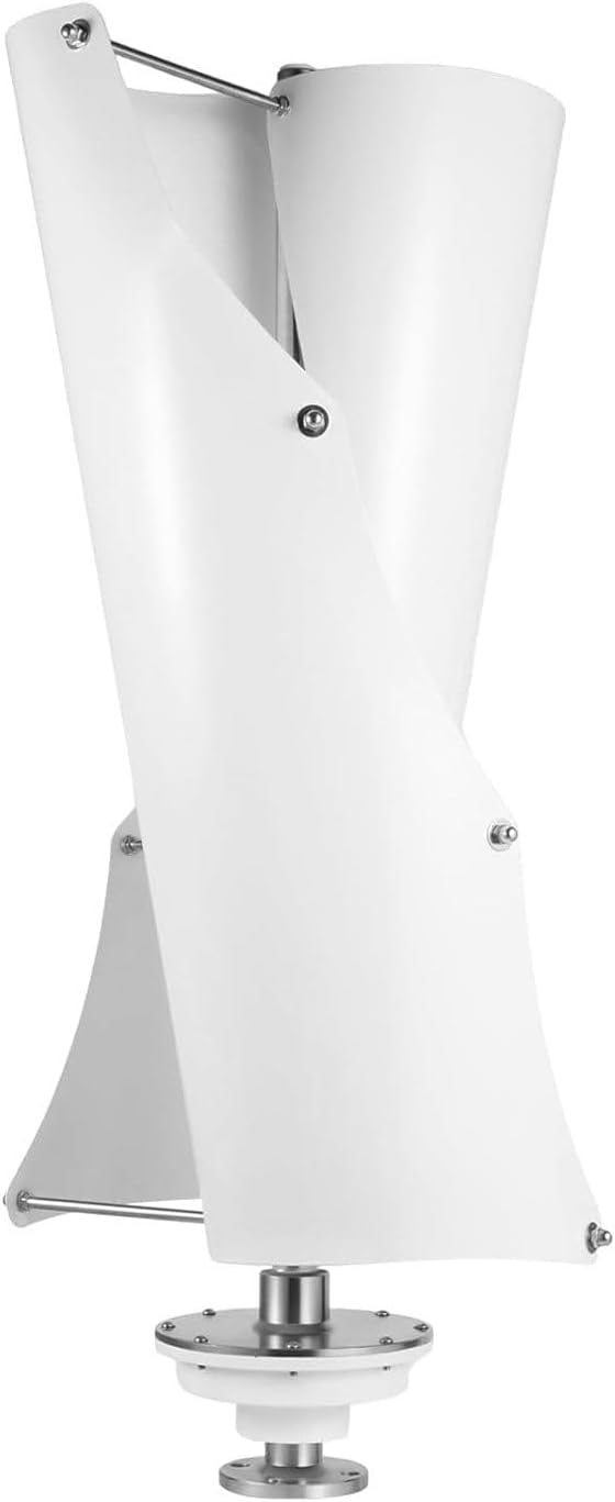 400W Vertical Wind Turbine Generator 12V/24V with MPPT Controller - Helix Magnetic Levitation Axis for Efficient Wind Power Generation