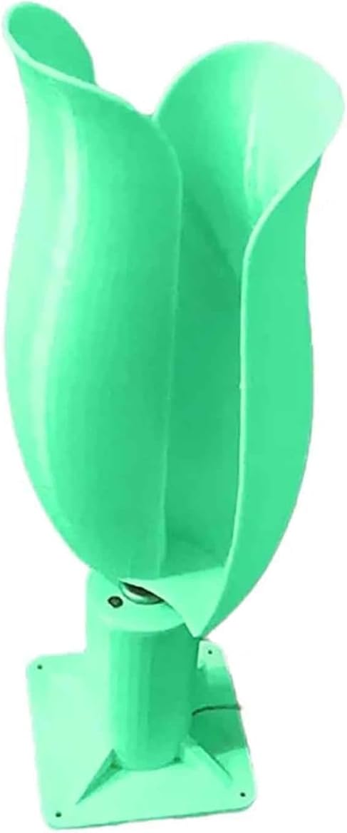 Permanent Magnet Brushless Wind Turbine Model 20W Tulip Type Vertical Wind Power Generation 1~12V (Green)