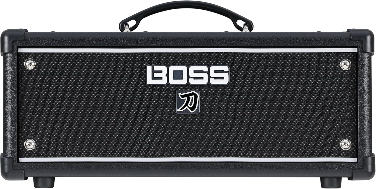BOSS Katana Head Gen 3 Guitar Amplifier | Compact 100-Watt Amp Head | Evolved Tube Logic Sound | 12 Amp Characters | Onboard BOSS Effects | Advanced Connectivity | Built-in 5-Inch Practice Speaker