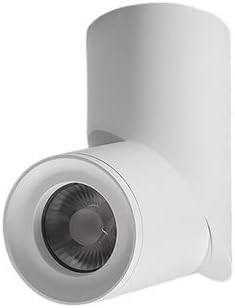 GeRRiT 7W 9W LED Spotlights Downlight Wall Mounted Ceiling 90° Rotating Folding Spotlight Surface Mounted COB Ultra Bright Nordic Living Room Light Wall Washer Ceiling Panel Light Fittings (Color : W